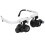 Fdit Head-Mounted Magnifying Glass with LED Light for Reading and Repair 1