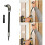 Flexible 1/4" right-angle drill/screwdriver attachment for woodworking 1