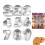Stainless steel digital baking mold, cookie baking utensils, DIY kitchen tool 1
