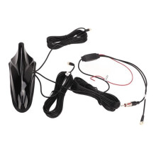 Shark Fin Antenna - DIOCHE - 12V - GPS, DAB, FM, WIFI - 5m Cable Length - ABS
