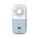 Blue Portable Rechargeable USB Neck Fan - Hands-Free and Comfortable Cooling 1
