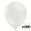 100 ballons 30cm blanc 1