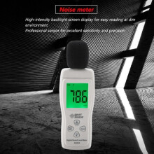 Professional Digital Sound Level Meter 30-130dB - Decibel Measurement - LCD Screen