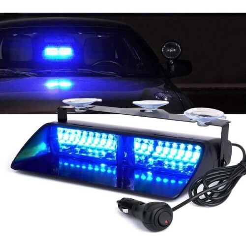 16 High Intensity LED Emergency Warning Strobe Light with Suction Cups for Indoor Use [302]