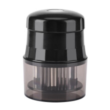 Meat tenderizer - TMISHION - 56 needles - Stainless steel - Black - Secure