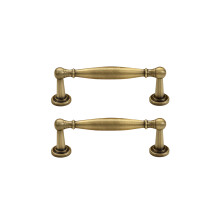Robuuste massief koperen ladeknoppen met comfortabele-96 mm