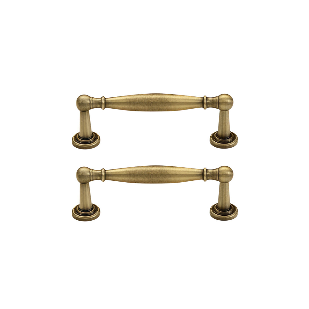 Pack Of 2 Solid Metal Knobs Strong Metal Cupboard Pulls-96Mm 7704001190939