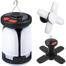 Rechargeable Solar Camping Lamp, 6 Adjustable Lighting Modes, Portable Lamp