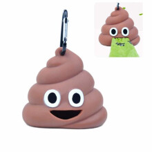 Borstu Dog Waste Bag Dispenser - Silicone - With Loop - For Pet Waste Bags
