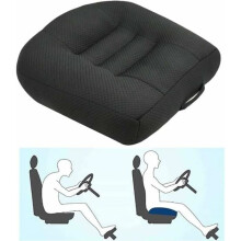Car booster cushion, car seat riser cushion, breathable mesh, increases field of vision by 12 cm