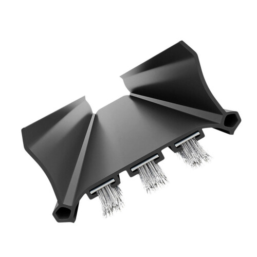 Door Draft Stopper Seal Strips Front Door Sweeps Under-Black