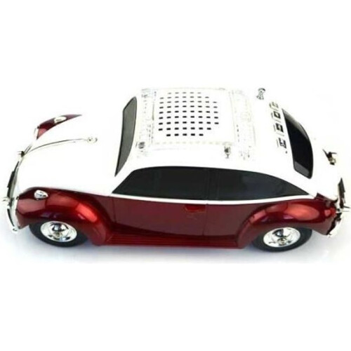 WS-1958 Beetle Red LED Bluetooth Speaker - Your Trendy Brands