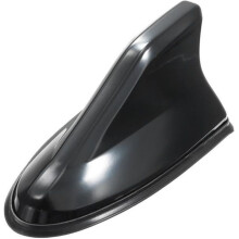 NEUFU Car Shark Fin Antenna AM/FM Radio Decoration Canvas Universal Auto Black