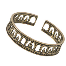 Zartes Yoga-Armband aus Messing mit heiligen-Bronze