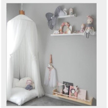 Dome Tents - Bed Curtain - Fantasy Mosquito Net - Bed Canopy with Stars - White