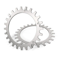 High-quality stainless steel cleats for Worx Landroid lawnmower model S/M. Thickness: 2mm, Diameter: 205mm