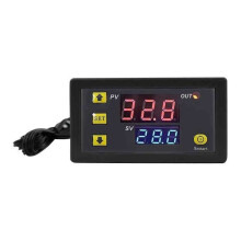 Temperature controller, digital display thermostat module, temperature control switch, micro control board