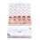 Sonew 150pcs Sealing Ring Flat Sealing Ring Red Copper O-ring Sealing Washer 1