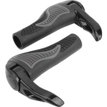 KIMISS Anti-Slip Mountain Bike Handlebar Grips - Extended Bar End - Black