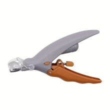 Veilige nagelknipper voor huisdieren met LED-verlichting voor precisie, inclusief nagelvijl en reiniger voor een complete verzorgingsset.