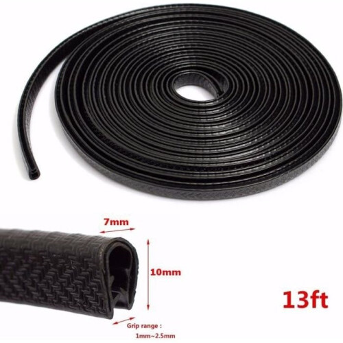 SUPER 4M Rubber Strip Car Door Protection Strip Seal Edge Protector