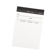 5Pcs Pocket Size Paper Notepads 50Sheets Each Business-message