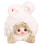 Speelse konijn pluche charme 15cm hoogte modieuze decoratie-Wit 1