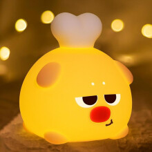 Luce notturna per bambini, in morbido silicone, senza BPA, con controllo touch, ideale per la camera da letto e l'allattamento.
