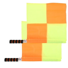 Referee flag - KIMISS - Football - Stainless steel - Bright colors - Storage bag