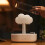 Essential Oil Diffuser Humidifier 200ml, Raindrop Effect, Adjustable Lighting, USB Powered 1