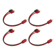 Garosa RCA Y Splitter Cable, Pack of 4 RCA Cables, 1 Male to 2 Female, Stereo Audio Y Splitter Cable for Audio Systems