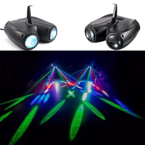 Stage Light, Party Lighting Effects - LED Disco DJ Lighting Spotlight with Sound Control, 128 LEDs