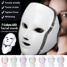 240W 7-Color PDT LED Photon Light Face Mask Neck Skin Rejuvenation Anti-Aging Device Dream2713
