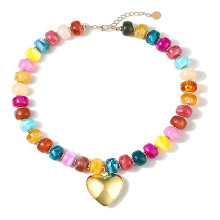 Kleurrijke plastic ketting moderne accessoire voor vrouwen en-6