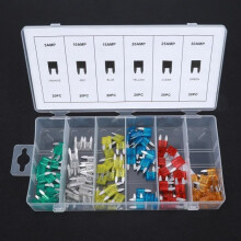 120 Pcs/Box Car Blade Fuses Assortment Kit Automotive Fuses Assorted Car Van Mini Blade Fuse