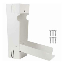 White Steel Rainwater Diverter for 3x4 Inch Standard Downspout, Rainwater Collection System with Screws