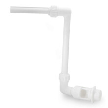 Pool Fountain Waterfall with Aerating Cooling Effect, White Plastic for In-Ground and Above-Ground Pools