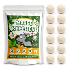 Kit com 3 repelentes de ratos e camundongos com sabor de hortelã-pimenta, repelente natural para ratos, camundongos, formigas, baratas e ara