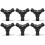 Plastic Snap-on 3 Way Garden Hose Splitter Y Connector, 6 Pack, Rust Resistant 1