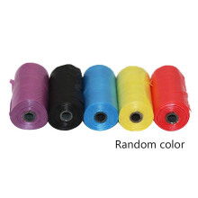 Rotolo di sacchetti per escrementi di animali domestici, 35 cm x 30 cm, paletta con manico lungo, compatibile con escrementi di cani e gatti.