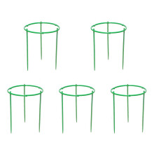 Plant Trellis Stake Tower, 5-Pack Plastic Support Cage for Raised Garden Beds