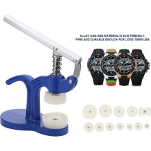 Watch repair tool press with 12 dies - Brand - Model - Alloy - ABS - Blue - White