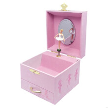 Music Box - TROUSSELIER - Ballerina - Cube Box - Ballerina Shoes - Pink