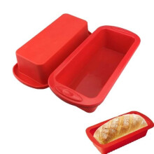 Cake molds - TR11813 - Silicone - Red - 21x9x6 cm - Non-stick