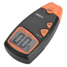 Fdit MD812 Digital LCD Wood Moisture Meter, 2/4 Pin, Wood Moisture Tester, Wood Hygrometer, Moisture Detector