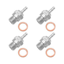 Glow Plugs Compatible with Hot 70117 Super Spark N4 for RC Nitro Engines Car Truck 4Pcs