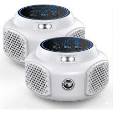 2-pack witte ultrasone ongediertebestrijders met stekker, elektronische muizen- en insectenverdelger voor knaagdieren, kakkerlakken, mieren,