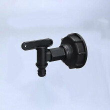 S60x6 Tap Connector Gate Valve for IBC Storage Tanks with Snap Fast Thread