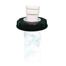 IBC Rainwater Tank Filter Cover DN75, 165mm Black Plastic Compatible with Ton Barrel