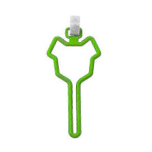 Dispenser di sacchetti per rifiuti per animali domestici con clip a mani libere e chiusura regolabile in velcro per guinzaglio del cane.
